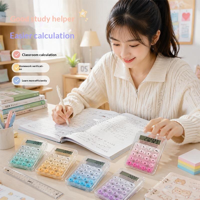 Portable Mini Cute Silent Calc - Scientific Calculator For Secondary School ulasan dan harga