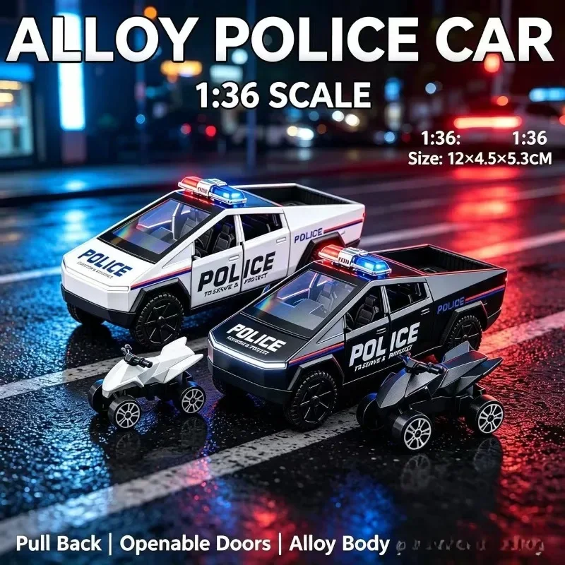 New 1:36 Police Pickup Alloy C - Desk Accessories ulasan dan harga