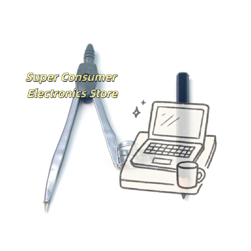 Metal Locking Compass Set Anti - Math Geometry Set With Compass ulasan dan harga