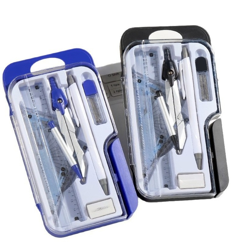 9-Piece Math Geometry Set with - Math Geometry Set With Compass ulasan dan harga