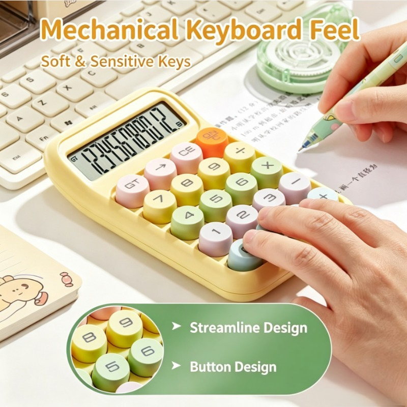 Cute Colorful Simulated Mechan - Scientific Calculator For Secondary School ulasan dan harga