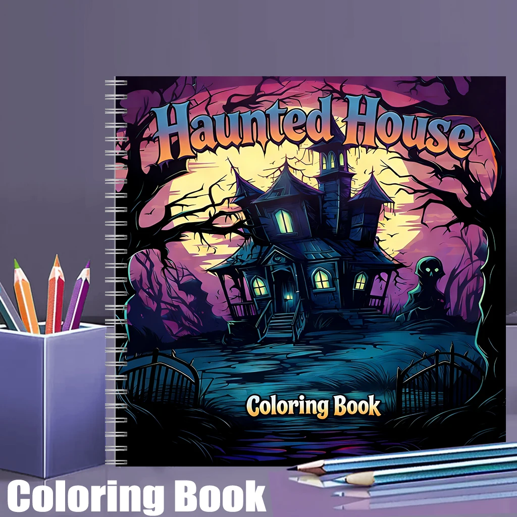 Haunted House Coloring Book fo - School Supplies ulasan dan harga
