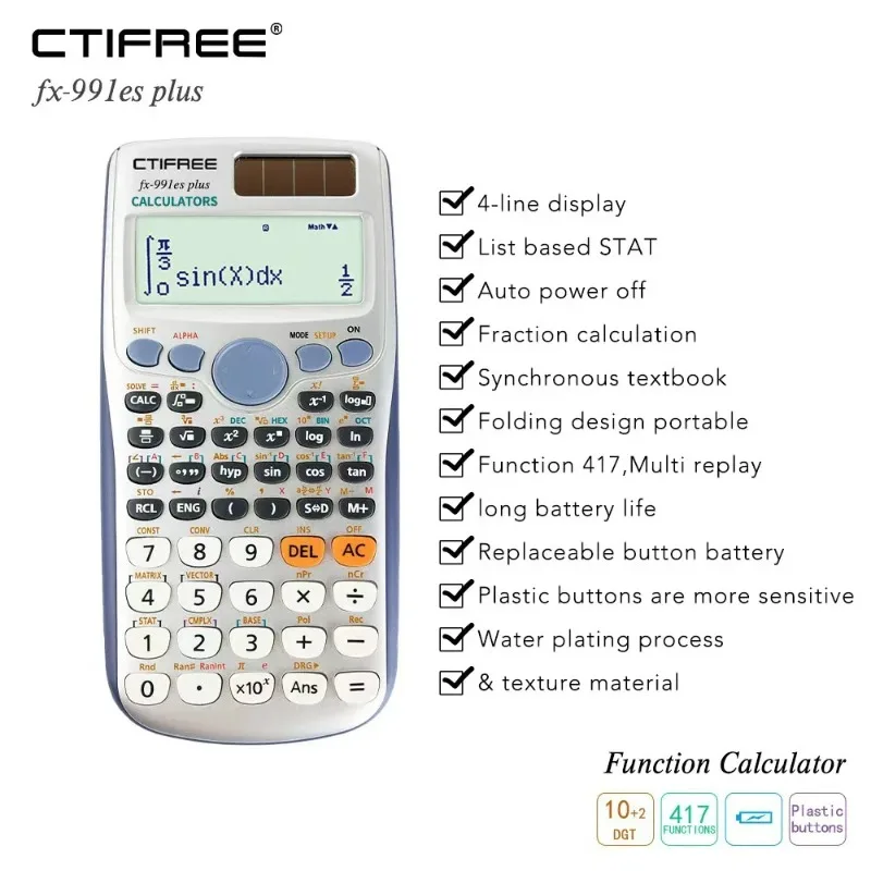 Scientific Calculators Button  - Scientific Calculator For Secondary School ulasan dan harga