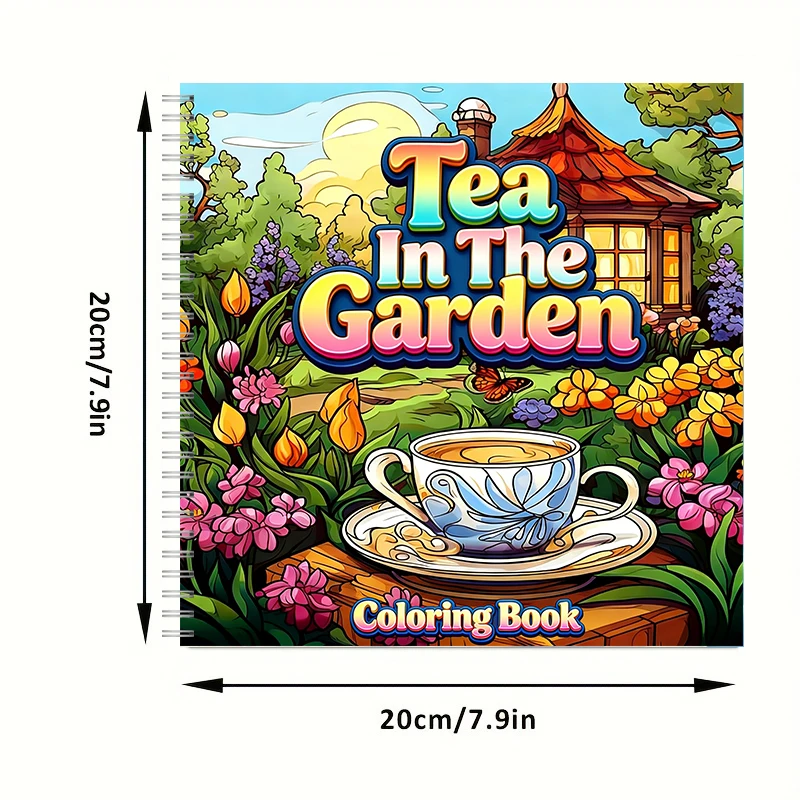 Tea In The Gardens Coloring Bo - School Supplies ulasan dan harga